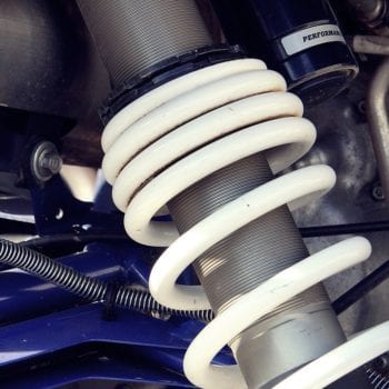 photo of a car suspension