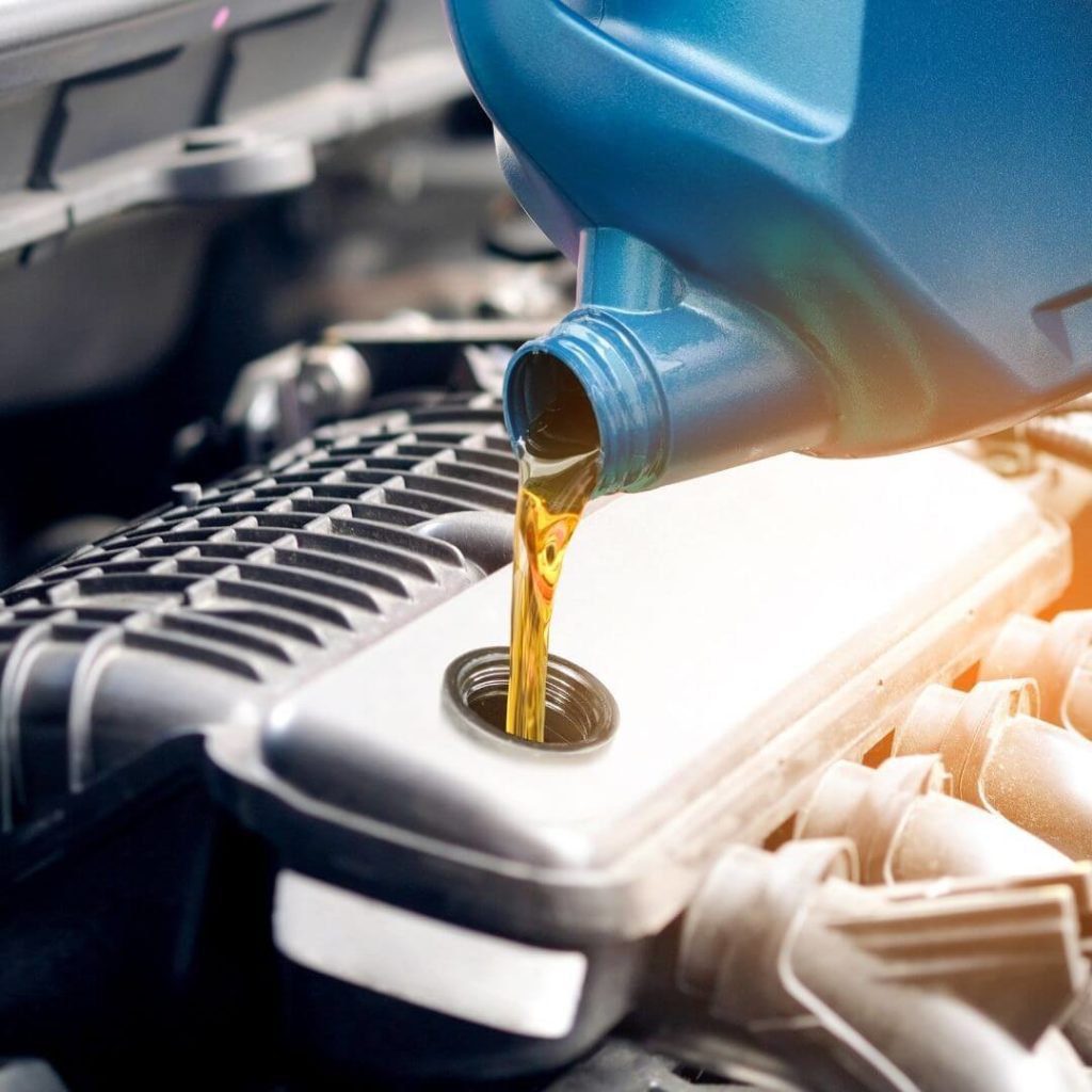 Techline Motors doing oil change